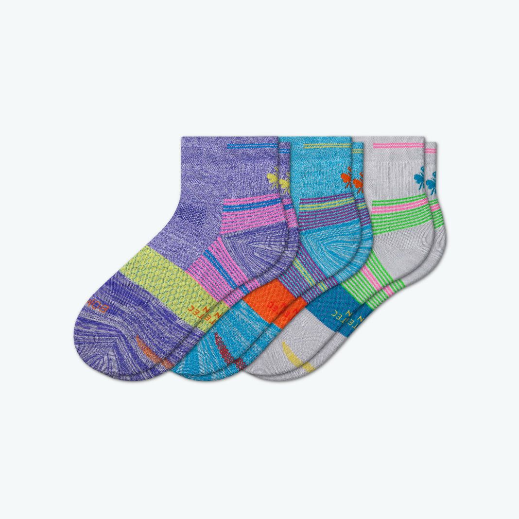 Bombas Performance Quarter Sock 3-Pack