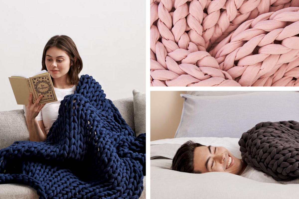 Bearaby Knitted Weighted Blanket